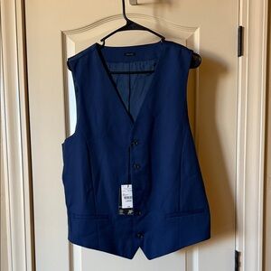 Men's Navy Blue Vest by